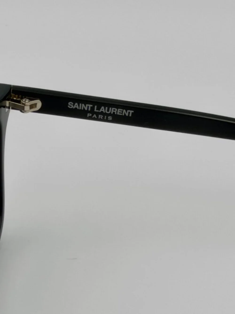 Saint Laurent SL 586 001 Black Grey Sunglasses Men 56mm w/ Case